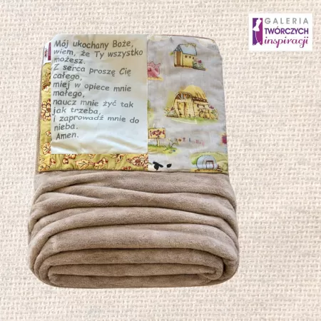 Modlitwa - Poduszko-koc 2w1 - Mały